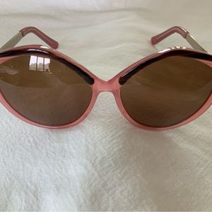 House of Harlow Bennie Pink Rim sunglasses